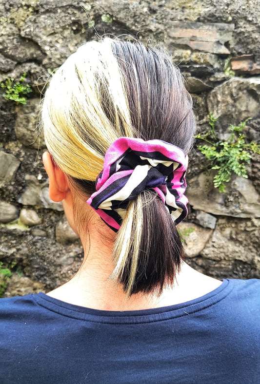 SCRUNCHIE "RIGHE" 2 GRANDE