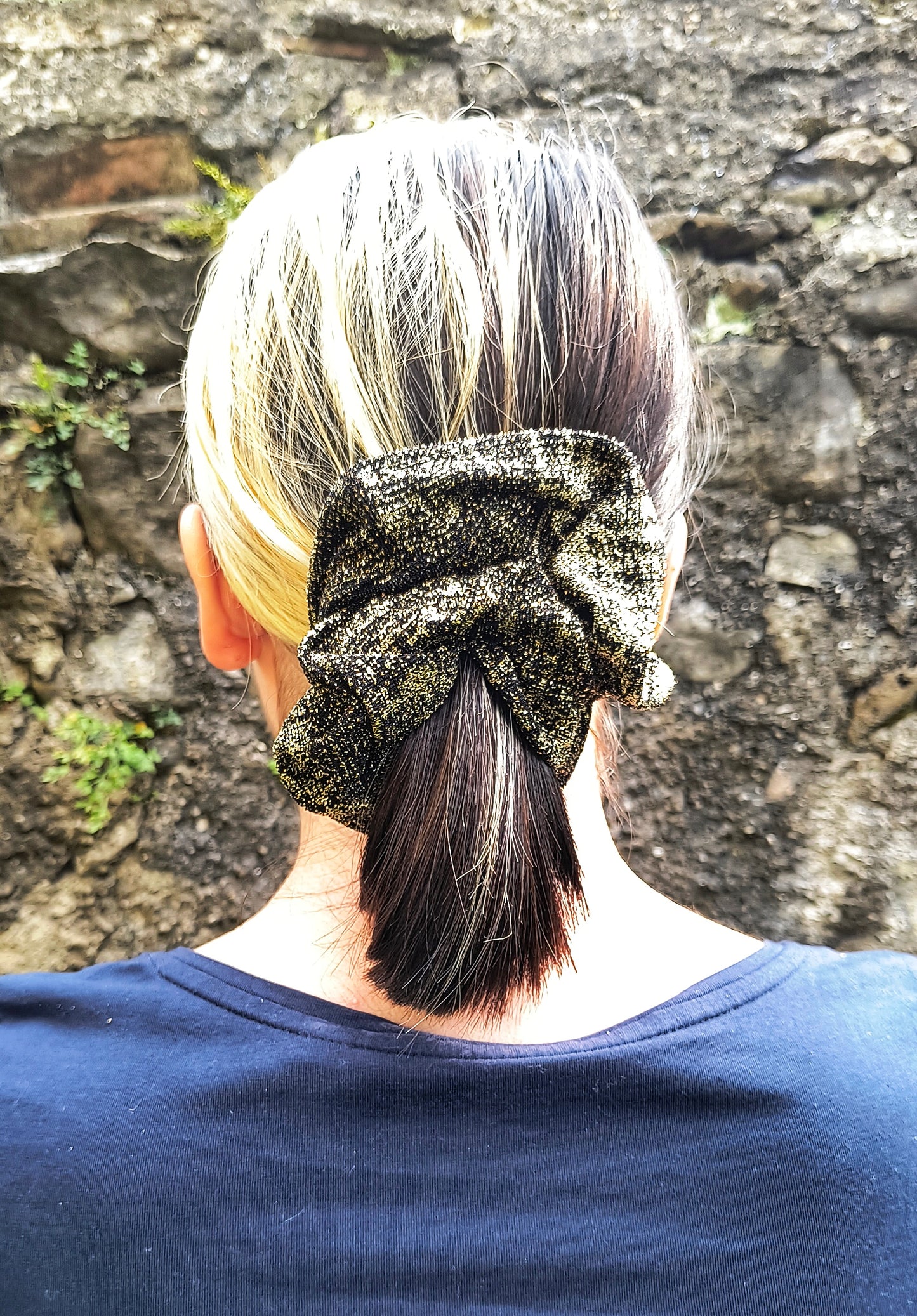 SCRUNCHIE "GLITTER RETRO" GROSS