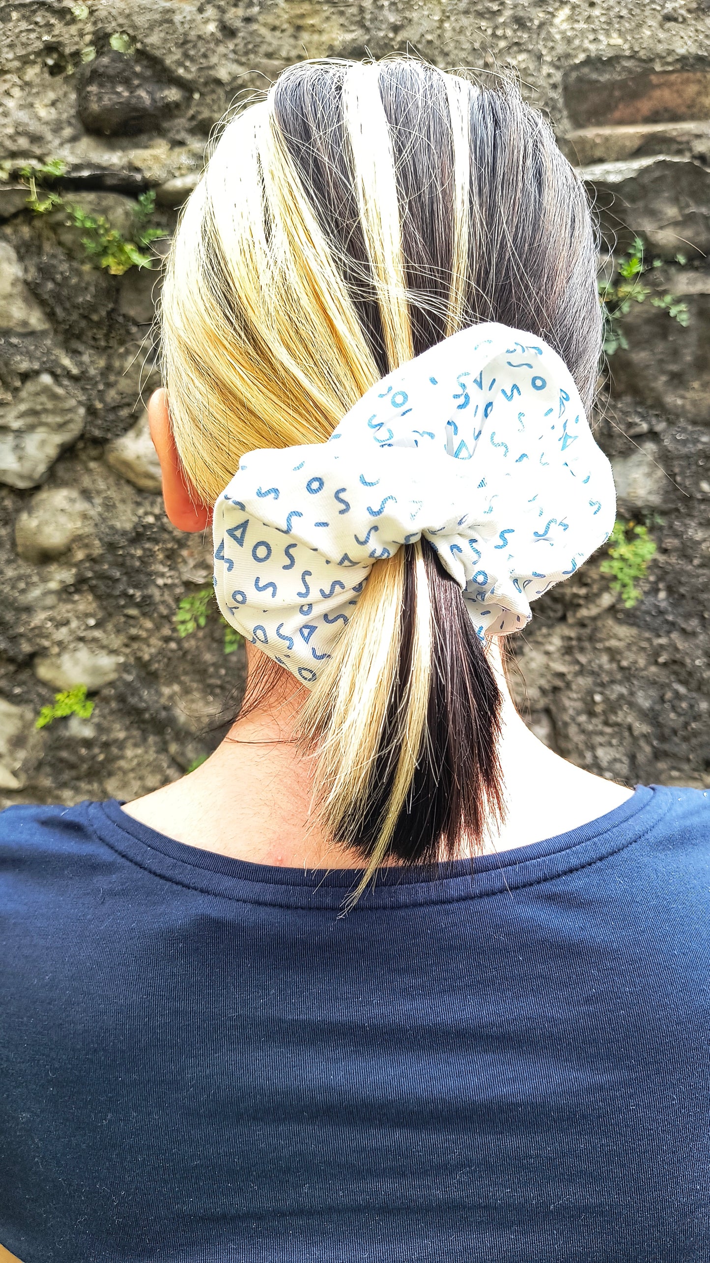 SCRUNCHIE "GEOMETRIE" GRAND