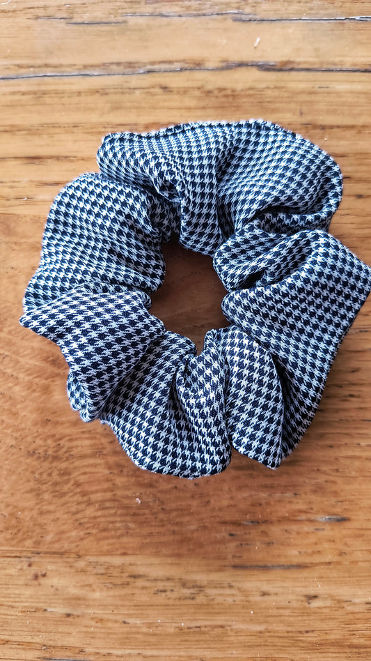 SCRUNCHIE "PIED DE POULE" MEDIUM