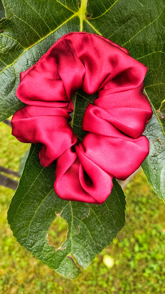 SCRUNCHIE "ROUGE" GRANDE