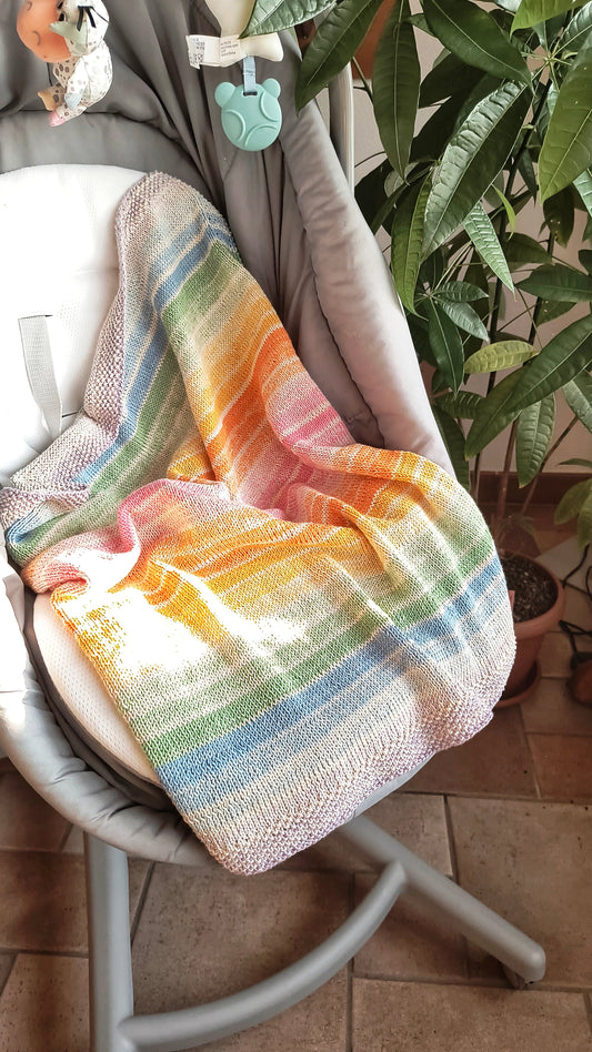 COPERTINA NEONATO ARCOBALENO