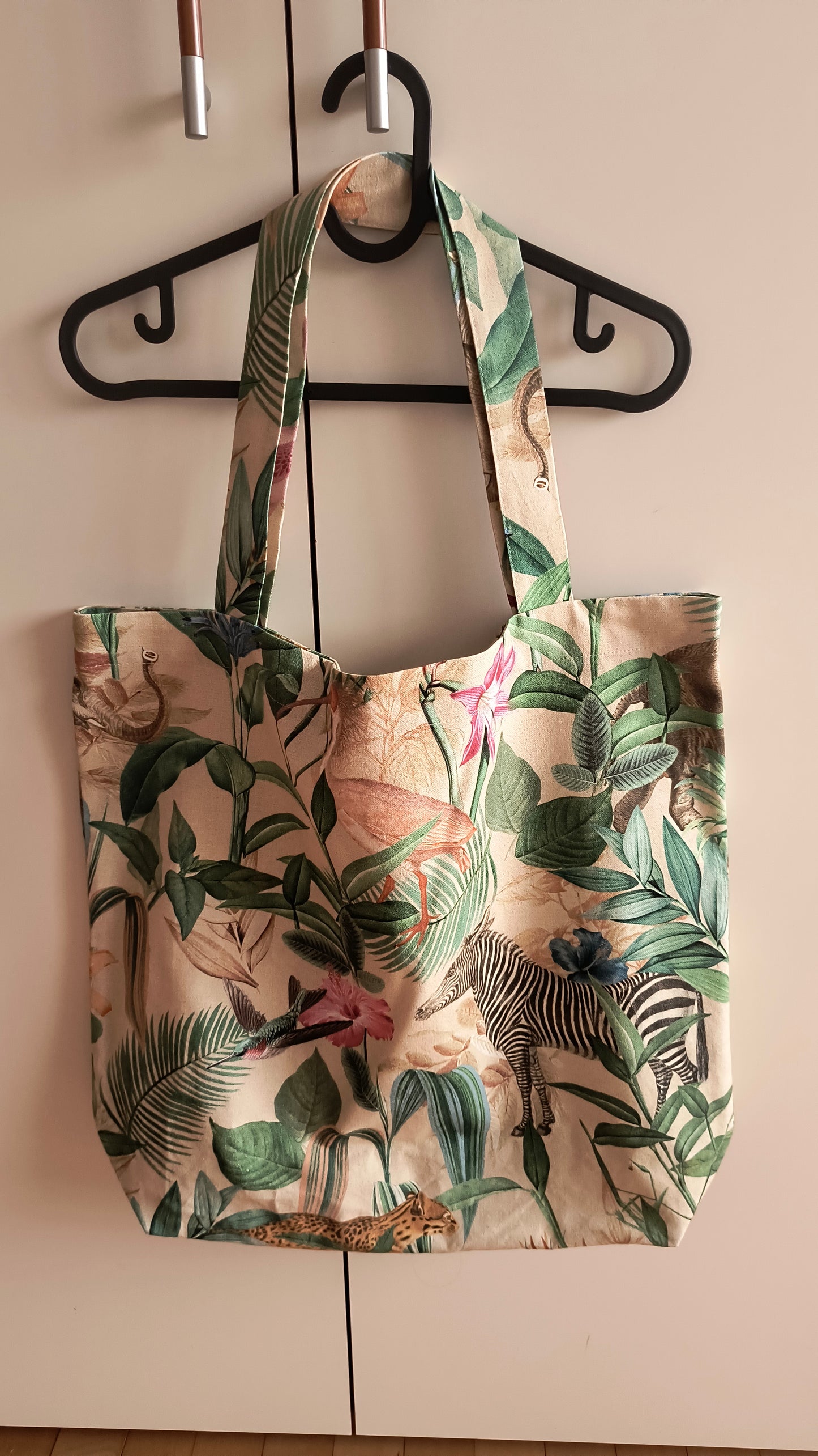 Reusable Wild Animal Tote Bag - Extra Large Size