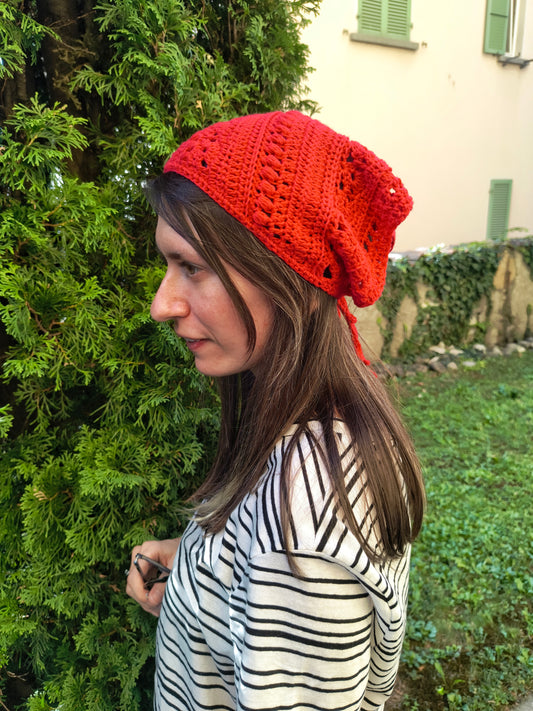BANDANA CAPELLI CILIEGIA