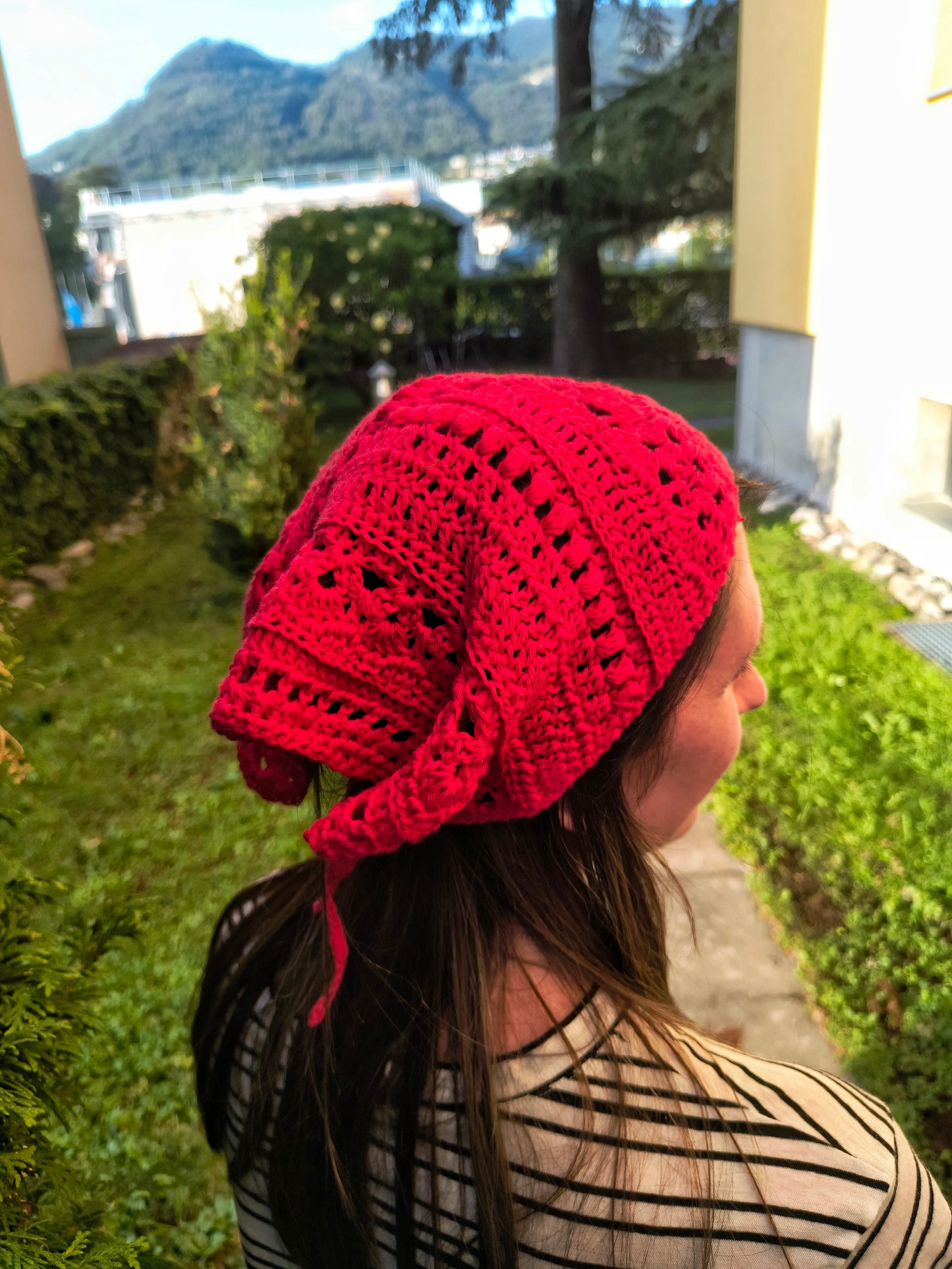 BANDANA CAPELLI CILIEGIA