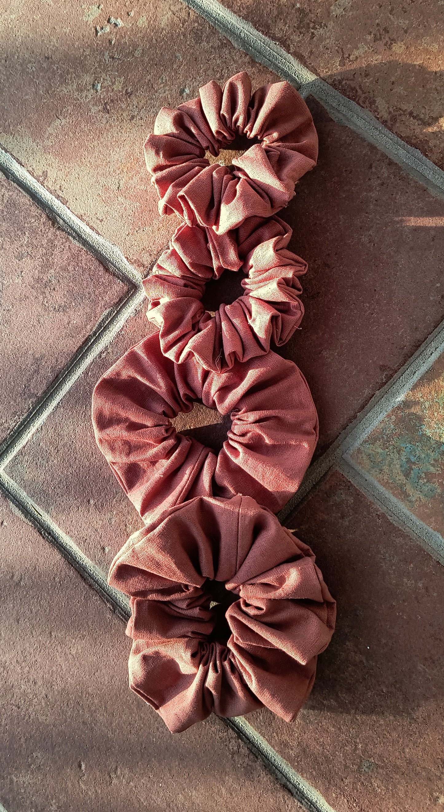 SCRUNCHIE "TERRA COTTA" GRAND