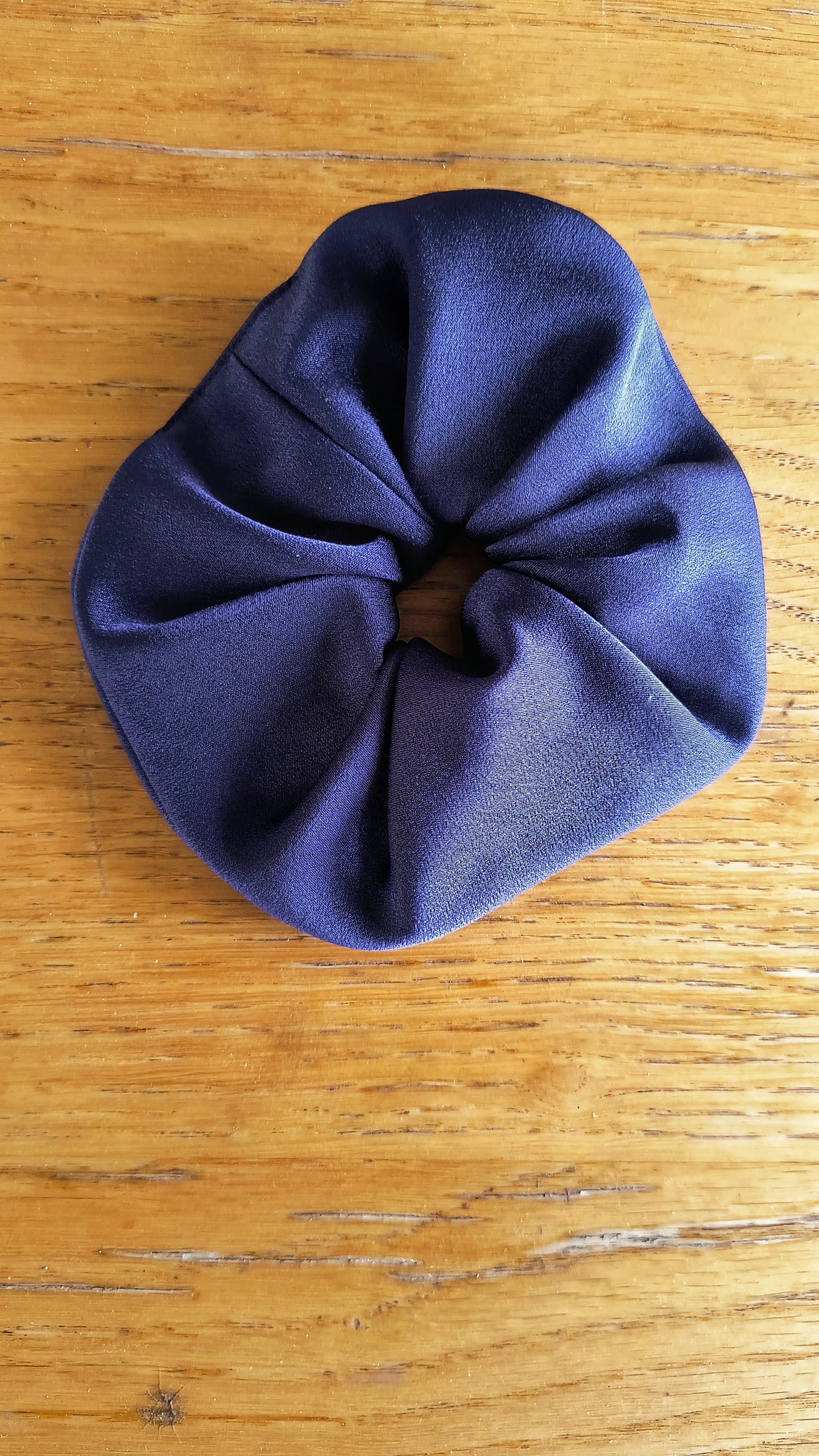 SCRUNCHIE "ACQUA SCURA" MEDIO