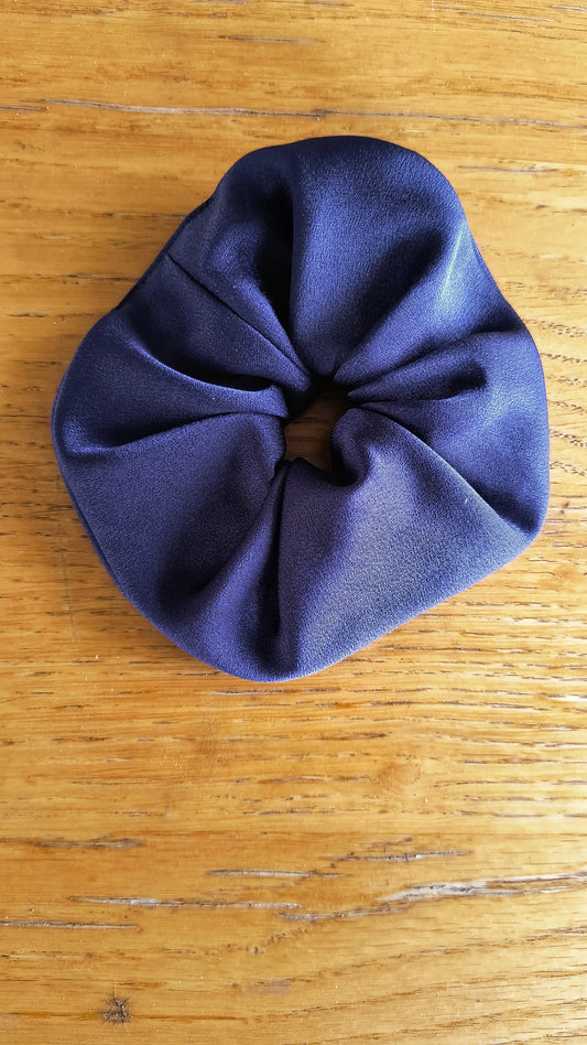 SCRUNCHIE "ACQUA SCURA" MEDIO