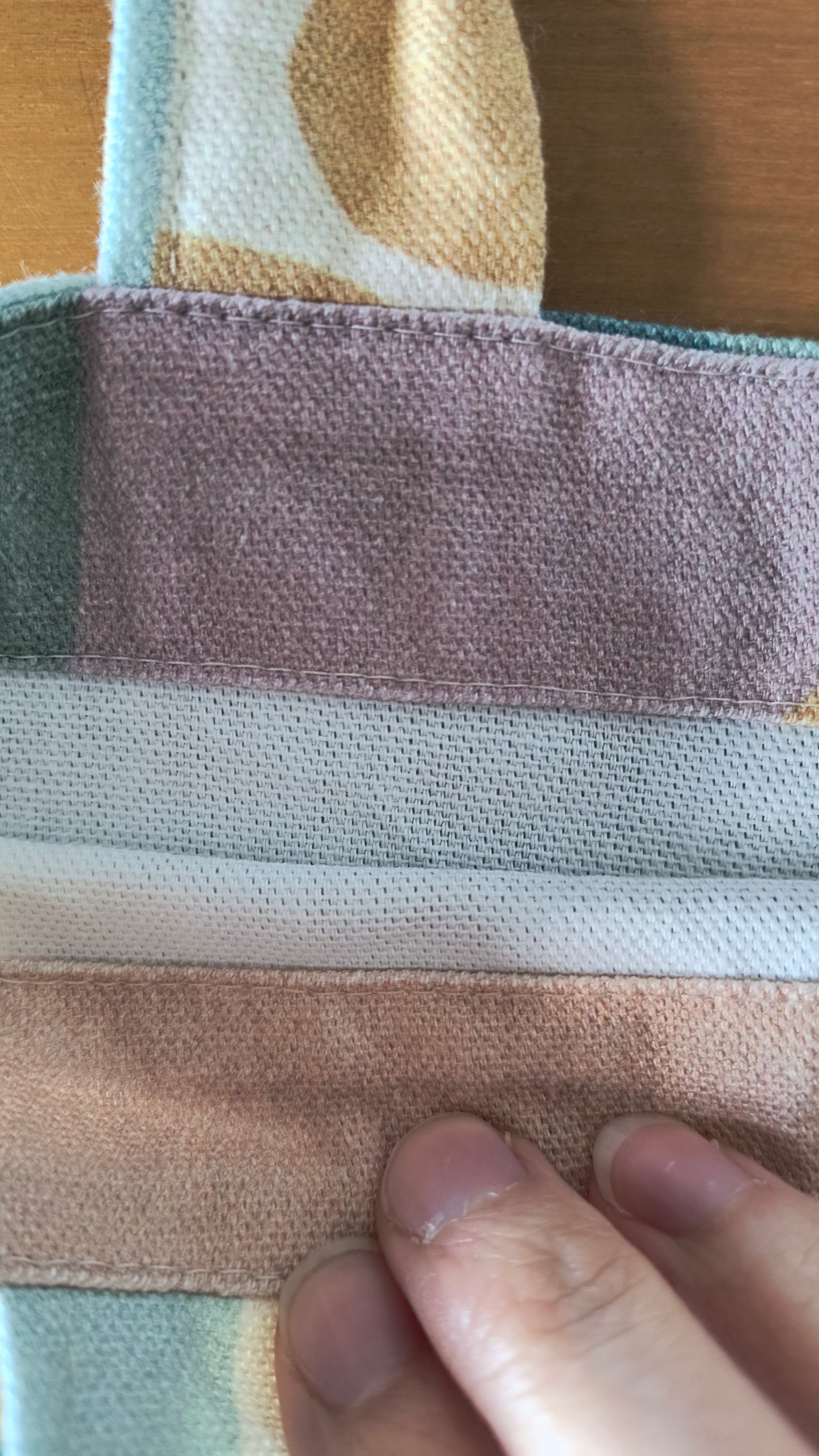 REUSABLE BAG COLORED GEOMETRIES