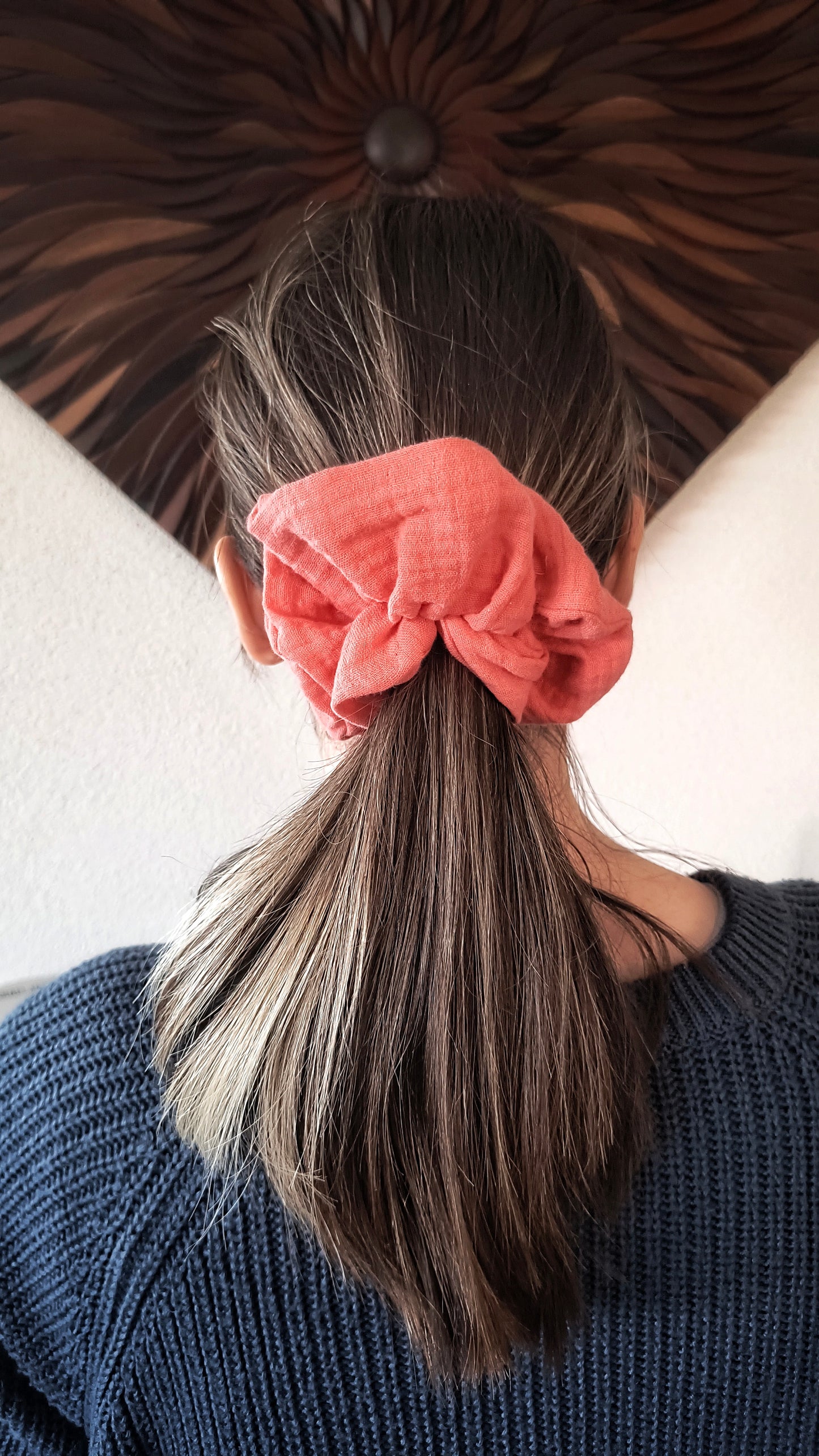 SCRUNCHIE EDIZIONE LIMITATA ROSA TINTA UNITA ALTO