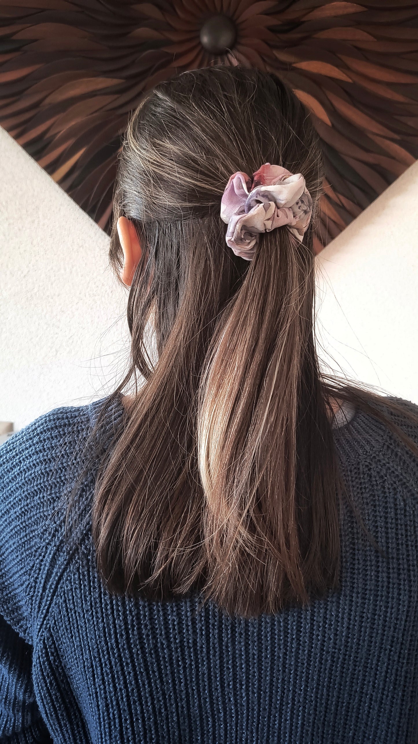SCRUNCHIE EDIZIONE LIMITATA STAMPE FLOREALI VINTAGE BASSO