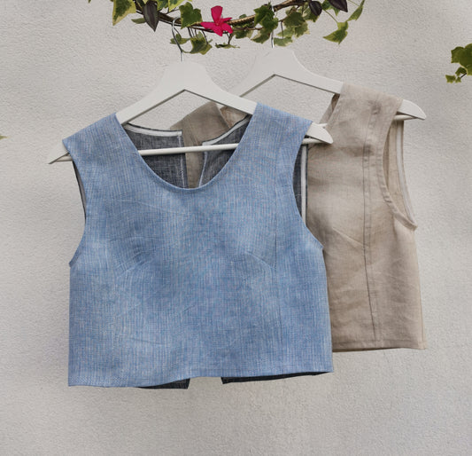 LIGHT OCEAN BLOUSE